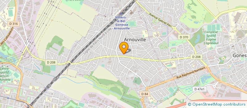 localisation de l'entreprise TRANSPORTS PERROTIN à ARNOUVILLE