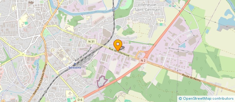 localisation de l'entreprise TRANSPORTS PETIT à VILLENEUVE-SAINT-GERMAIN