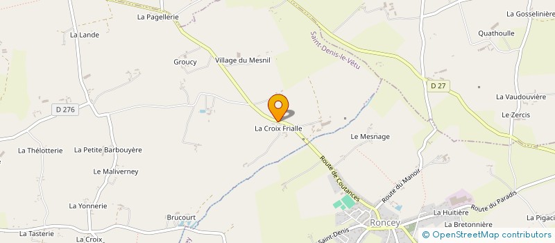 localisation de l'entreprise TRANSPORTS PETIT à SAINT-DENIS-LE-VETU