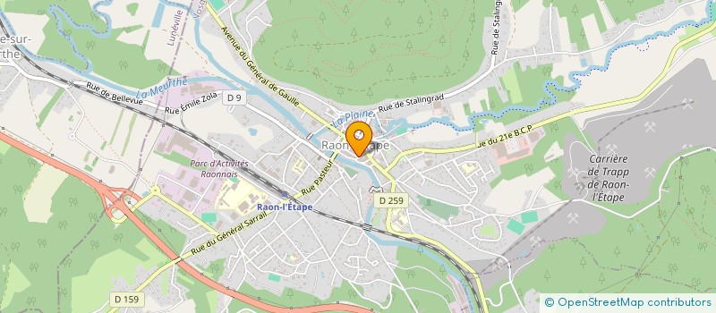 localisation de l'entreprise TRANSPORTS PETIT FLORENT à ALLARMONT