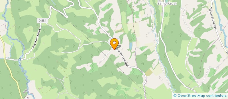 localisation de l'entreprise TRANSPORTS PEYROUTET  AUBERTIN