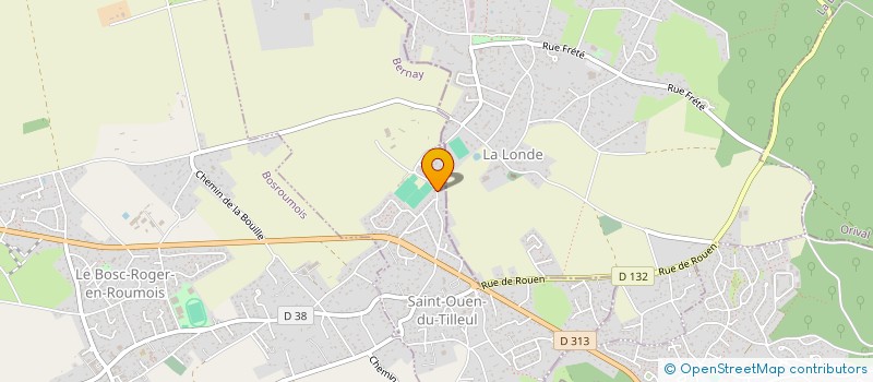 localisation de l'entreprise TRANSPORTS PHILIPPE à SAINT-OUEN-DU-TILLEUL
