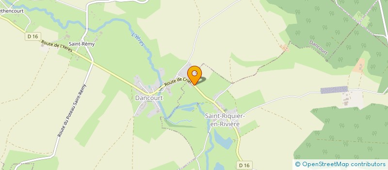 localisation de l'entreprise TRANSPORTS PHILIPPE HOCHEDEZ à DANCOURT
