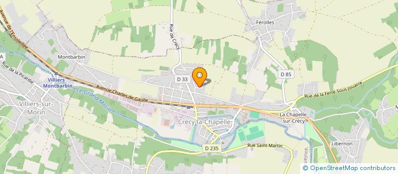 localisation de l'entreprise TRANSPORTS PHILIPPE LIST à CRECY-LA-CHAPELLE