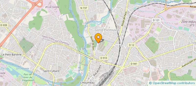 localisation de l'entreprise TRANSPORTS PHILIPPE MAUCOEUR à GOND-PONTOUVRE