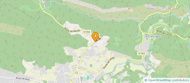 localisation de l'entreprise TRANSPORTS PHILIPPE VERLAQUE  LE VAL