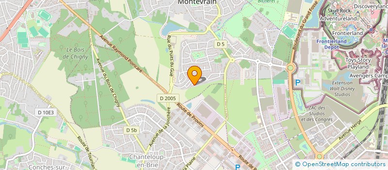 localisation de l'entreprise TRANSPORTS PHOSARA à MONTEVRAIN