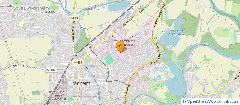 localisation de l'entreprise TRANSPORTS PICKERT S A  BISCHHEIM