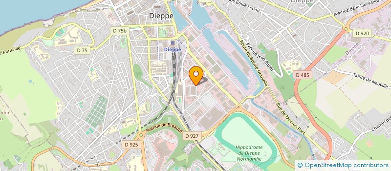 localisation de l'entreprise TRANSPORTS PIERRE ET CIE  DIEPPE