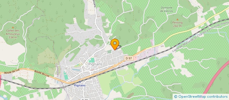 localisation de l'entreprise TRANSPORTS PIGNANS FRET  PIGNANS