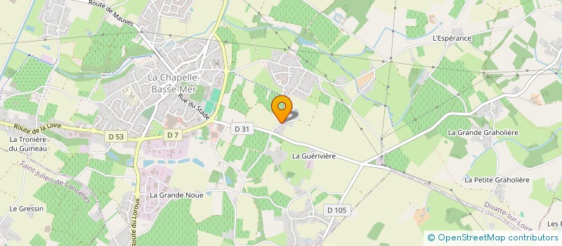 localisation de l'entreprise TRANSPORTS PINEAU  DIVATTE-SUR-LOIRE