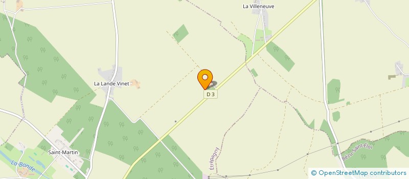 localisation de l'entreprise TRANSPORTS PINEL SARL à ETREPAGNY