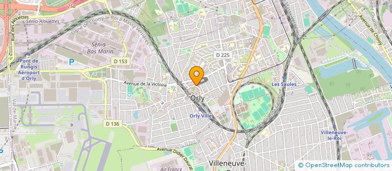 localisation de l'entreprise TRANSPORTS PINTO  ORLY