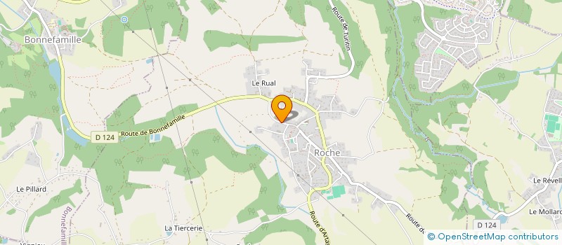 localisation de l'entreprise TRANSPORTS PLANCHER SARL  ROCHE