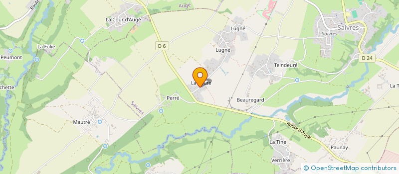 localisation de l'entreprise TRANSPORTS PLANTON  SAIVRES