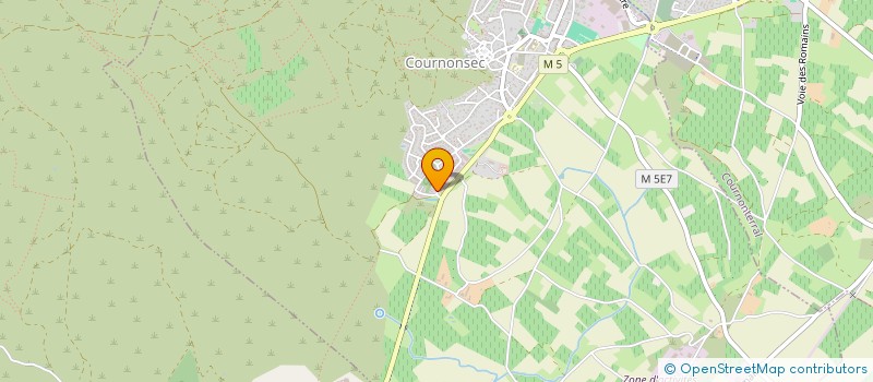 localisation de l'entreprise TRANSPORTS PMR 34 à COURNONSEC