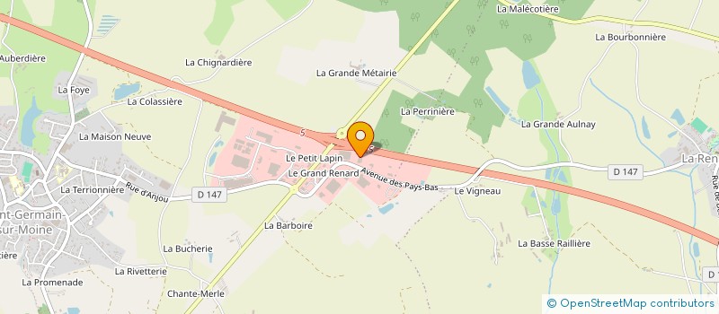 localisation de l'entreprise TRANSPORTS POHU à SEVREMOINE