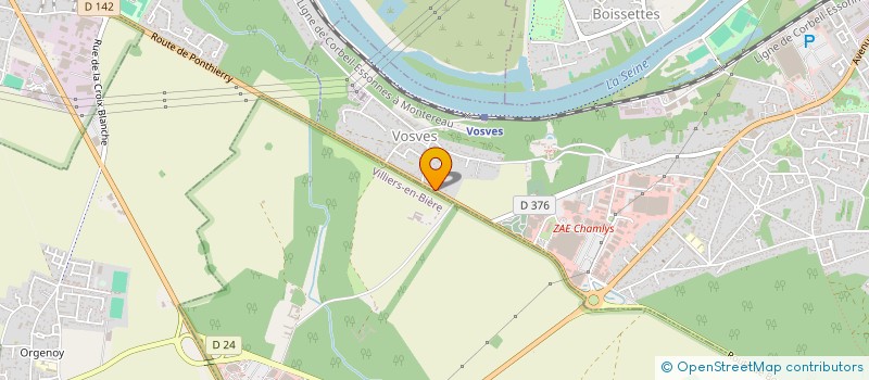 localisation de l'entreprise TRANSPORTS POIDS LOURD SERVICES à DAMMARIE-LES-LYS