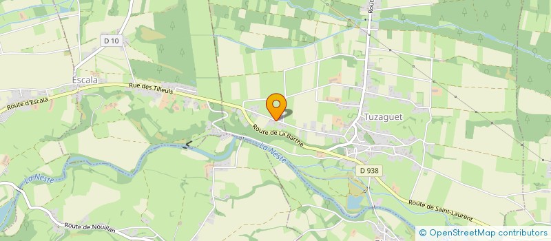 localisation de l'entreprise TRANSPORTS POMAREDE ET FILS à TUZAGUET