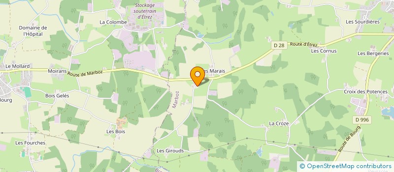 localisation de l'entreprise TRANSPORTS PONCIN  MARBOZ