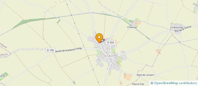 localisation de l'entreprise TRANSPORTS POTHET  AIGONDIGNE