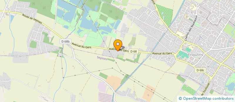 localisation de l'entreprise TRANSPORTS POURCET à FROUZINS