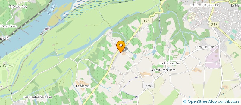 localisation de l'entreprise TRANSPORTS PRECI-CAR  OREE-D'ANJOU