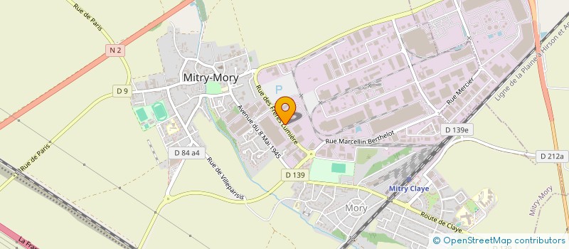 localisation de l'entreprise TRANSPORTS PREVOST à MITRY-MORY