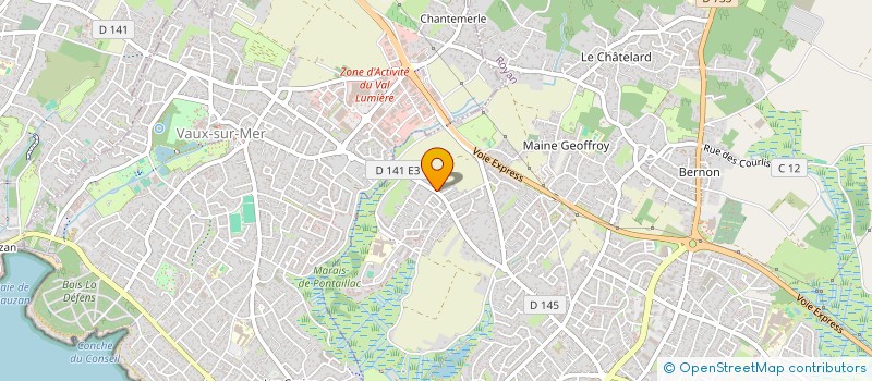 localisation de l'entreprise TRANSPORTS PRIET ET FILS à ROYAN