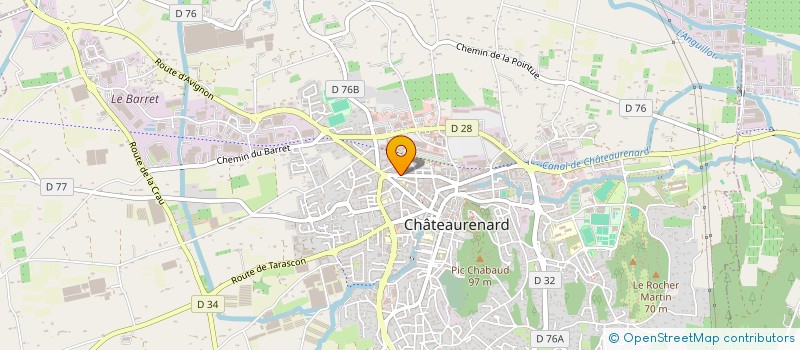 localisation de l'entreprise TRANSPORTS PROVENCE FRIGO  CHATEAURENARD