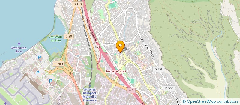 localisation de l'entreprise TRANSPORTS PROVENCE SERVICE 13 à VITROLLES