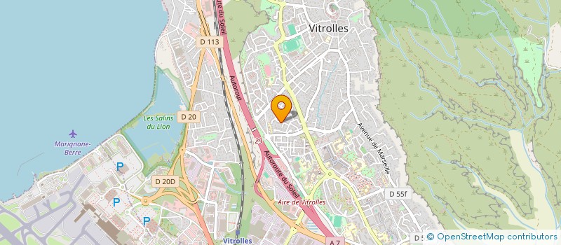 localisation de l'entreprise TRANSPORTS PUGNETTI à VITROLLES
