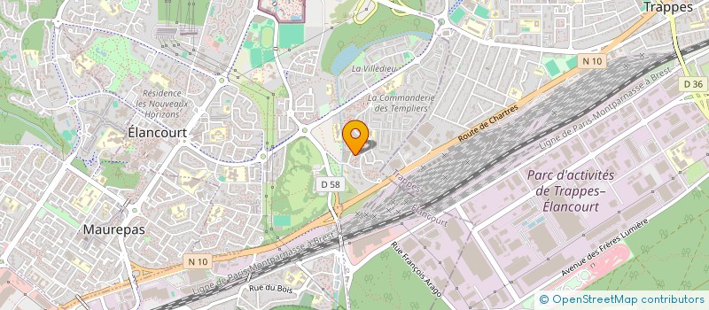 localisation de l'entreprise TRANSPORTS QUENAULT à ELANCOURT