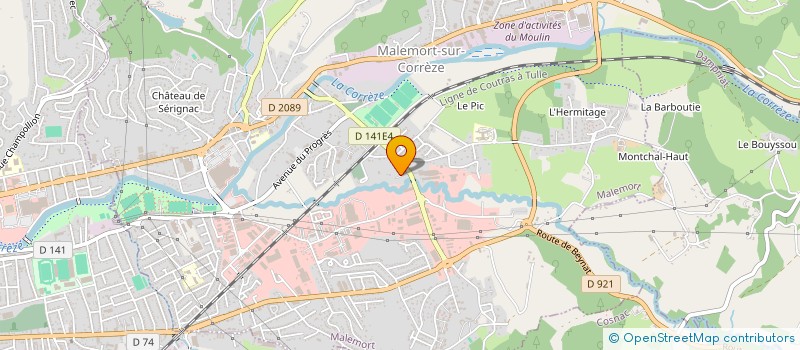localisation de l'entreprise TRANSPORTS QUINSAC VALLAT à MALEMORT