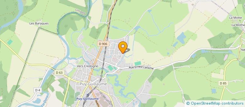 localisation de l'entreprise TRANSPORTS R M D à PUY-GUILLAUME