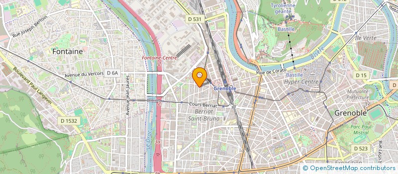 localisation de l'entreprise TRANSPORTS RADONAVALONA à GRENOBLE