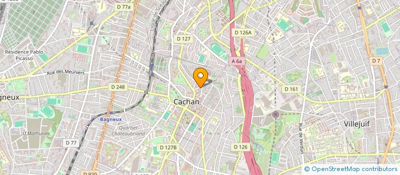 localisation de l'entreprise TRANSPORTS RAMA à CACHAN