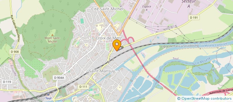 localisation de l'entreprise TRANSPORTS RANCESI  VILLEY-SAINT-ETIENNE