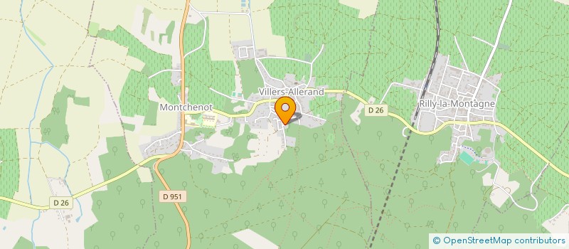 localisation de l'entreprise TRANSPORTS RAPIDES DE L 'EST  VILLERS-ALLERAND