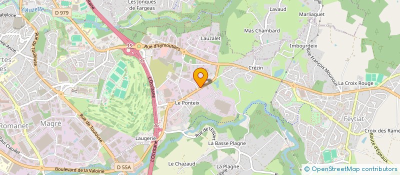 localisation de l'entreprise TRANSPORTS RAPIDES DU PONTEIX à FEYTIAT