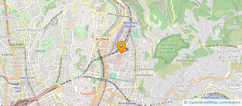 localisation de l'entreprise TRANSPORTS RAPIDES DU SUD à NICE