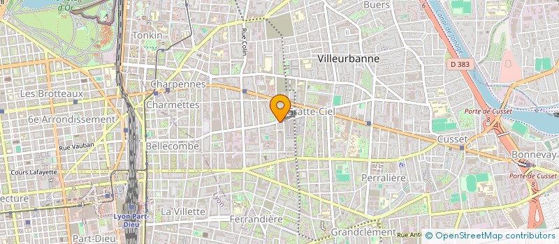 localisation de l'entreprise TRANSPORTS RAPIDES FEYZINNOIS à VILLEURBANNE