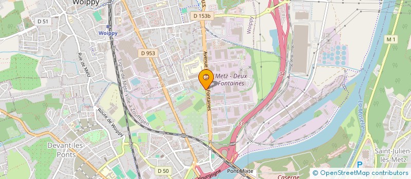 localisation de l'entreprise TRANSPORTS RAPIDES HAN ERIC à METZ