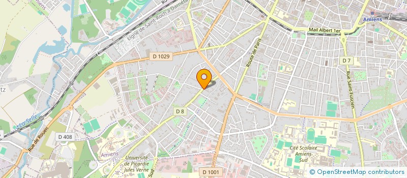 localisation de l'entreprise TRANSPORTS RAPIDES J. RAISON  AMIENS