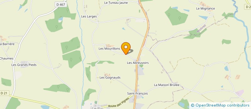 localisation de l'entreprise TRANSPORTS RAY CHRISTIAN à LE PIN