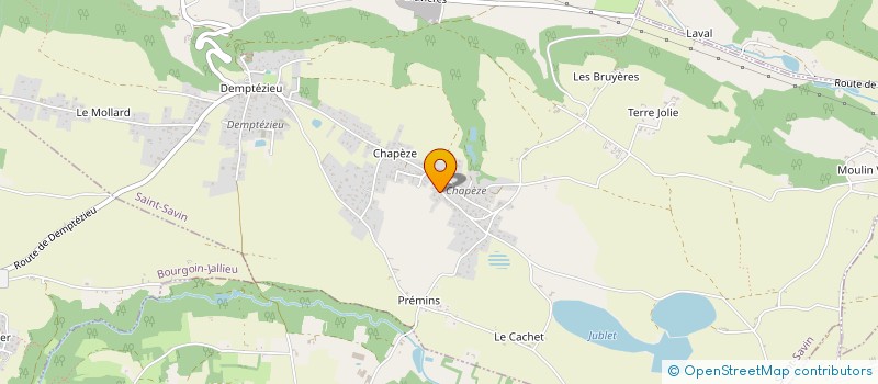 localisation de l'entreprise TRANSPORTS REBIH à SAINT-SAVIN