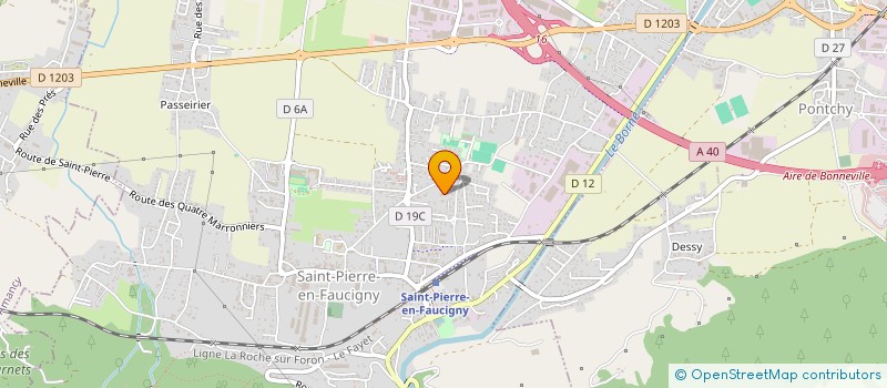 localisation de l'entreprise TRANSPORTS RICHY à SAINT-PIERRE-EN-FAUCIGNY