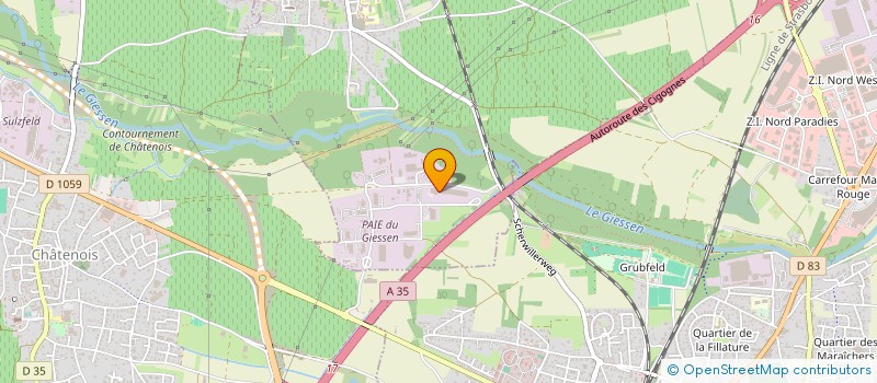 localisation de l'entreprise TRANSPORTS RIESTER à SCHERWILLER