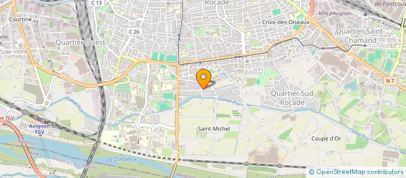 localisation de l'entreprise TRANSPORTS RIF à AVIGNON
