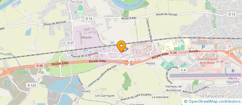 localisation de l'entreprise TRANSPORTS RIVALS à TERSSAC